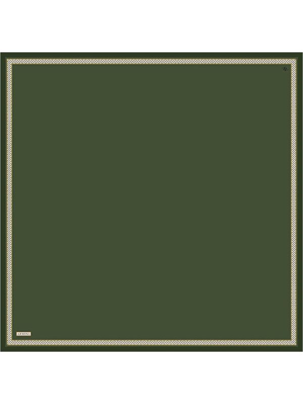 ARMİNE Su Yolu Desenli Saf İpek Twill Eşarp 9444D 05