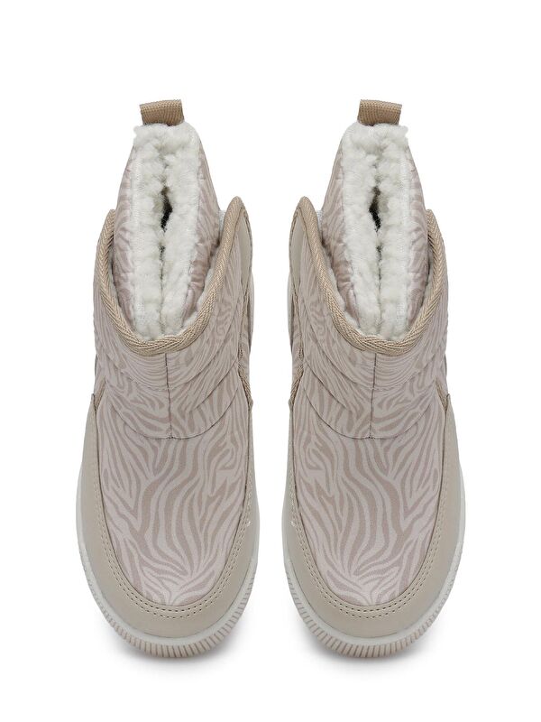 NILA 3PR Bej Kız Çocuk Kar Botu - Görsel 5