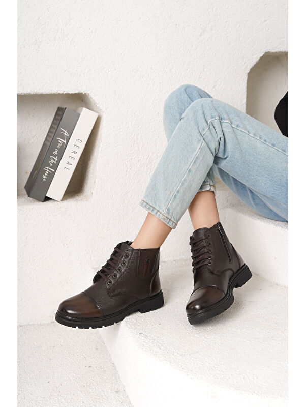 Darko Soğuk Geçirmez Kürklü Kadın Bot - Görsel 2