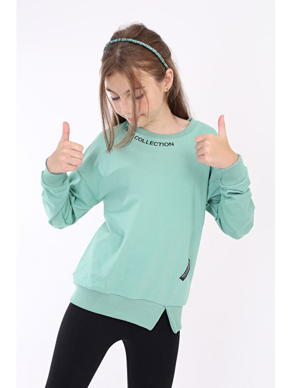 Toontoykids Kız Çocuk Baskılı Sweatshirt