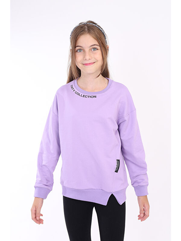 Toontoykids Kız Çocuk Baskılı Sweatshirt