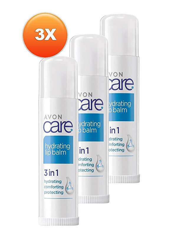 AVON Care Nemlendirici Dudak Balmı Üçlü Set
