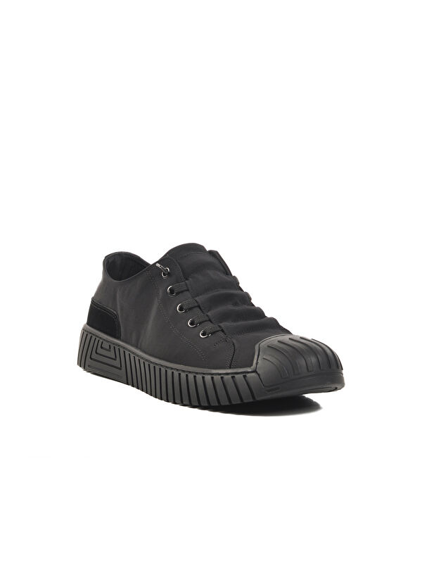 Siyah Keten Memory Foam Erkek Spor Ayakkabı Vigor M - Görsel 4