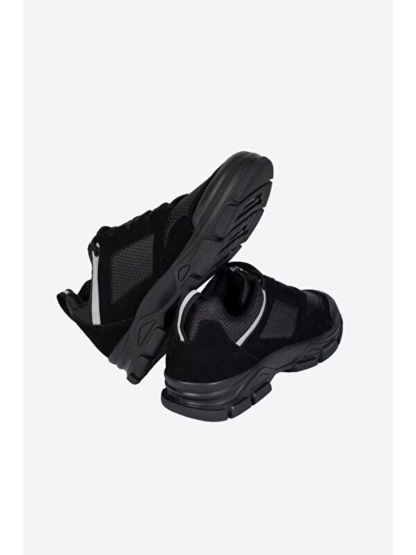 Yuvarlak Burunlu Bağcıklı Erkek Trekking Bot - Görsel 5