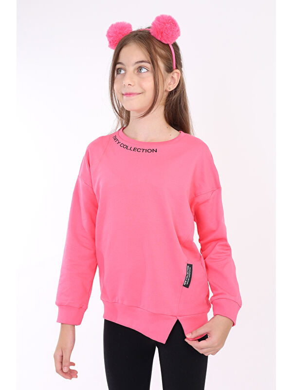 Toontoykids Kız Çocuk Baskılı Sweatshirt