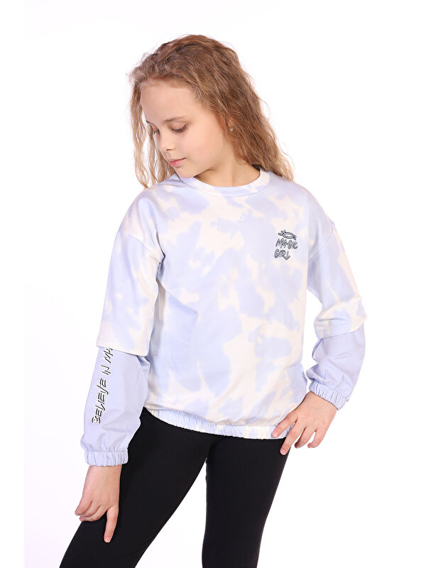 Toontoykids Kız Çocuk Magic Girl Nakışlı Sweatshirt