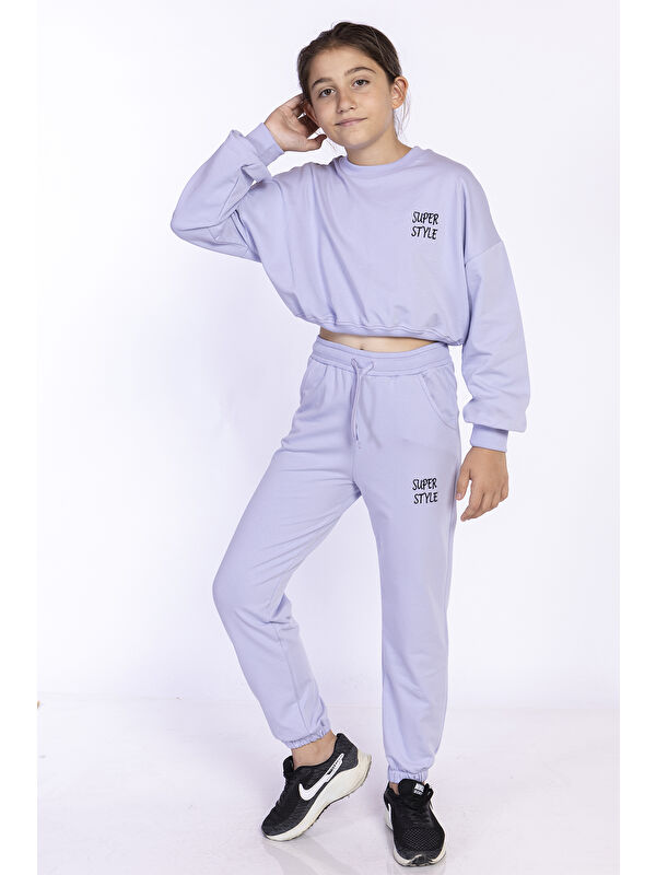 Toontoykids Kız Çocuk Nakışlı Eşofman Takımı