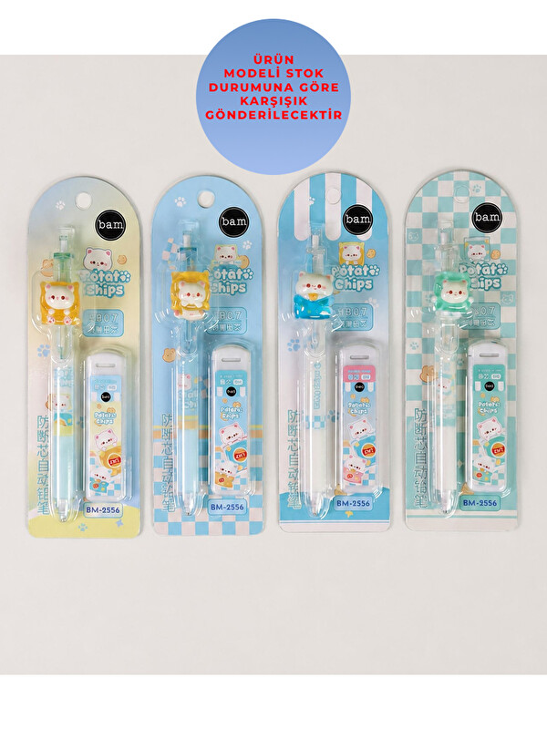 Bam Hediyelik Eşya Kawaii Uçlu Kalem 0.7 ve Uç Seti