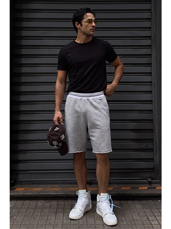 gothamVibes Erkek Muscle Fit Siyah T-Shirt