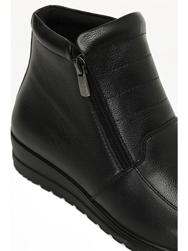 103510.Z5PR Siyah Kadın Dolgu Topuk Bot - Görsel 8