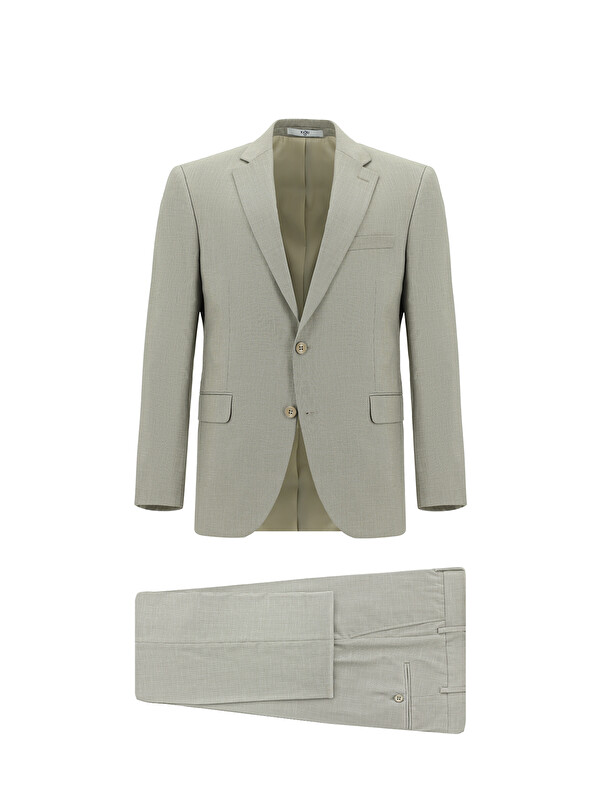 Kiğılı Super Slim Fit Ekstra Dar Kesim Klasik Desenli Takım Elbise