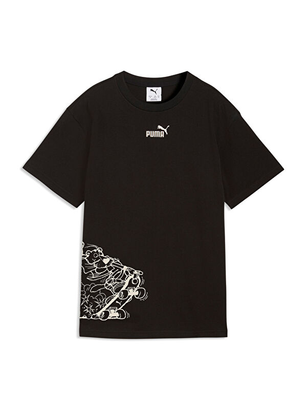 Puma Mid 90s Relaxed Graphic Erkek Çocuk Siyah Tişört