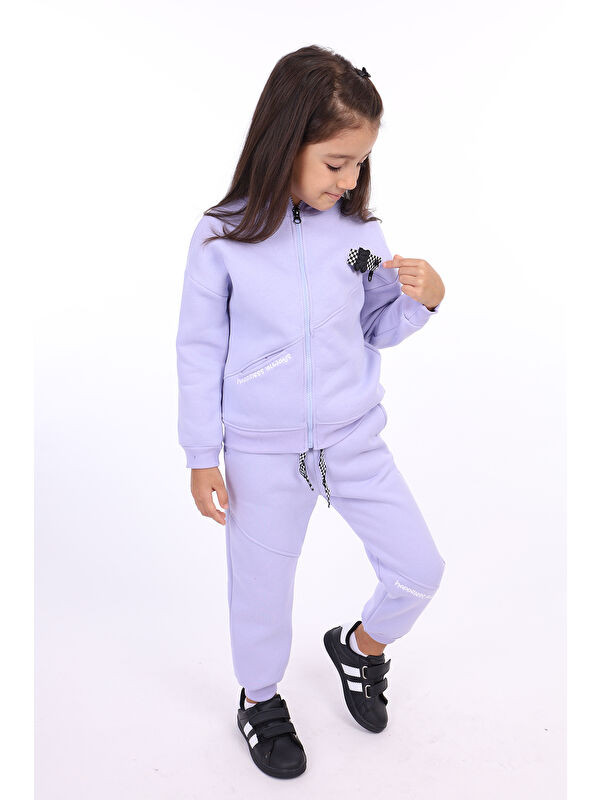Toontoykids Kız Çocuk Nakışlı Eşofman Takım