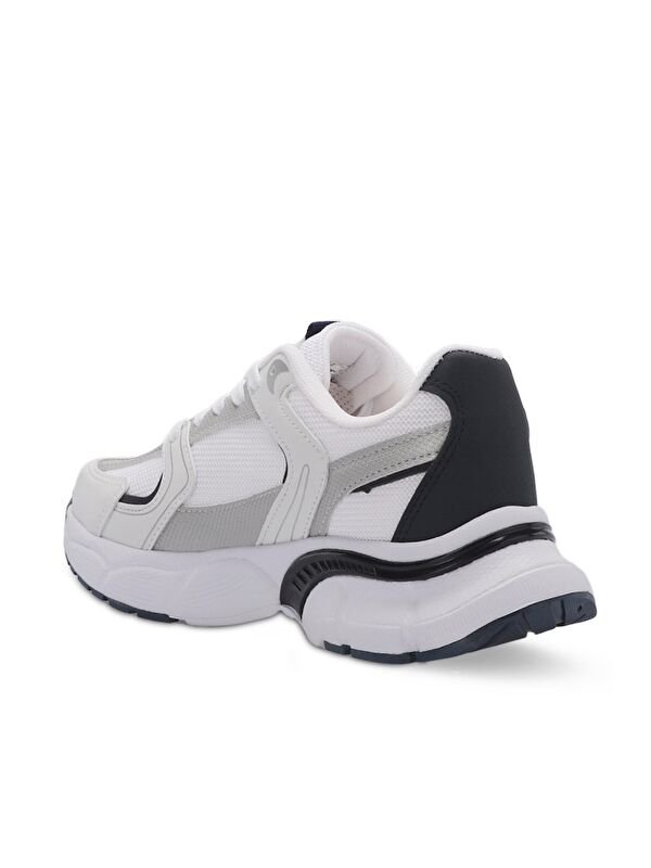 ZEX Erkek Sneaker Ayakkabı Beyaz / Lacivert - Görsel 4