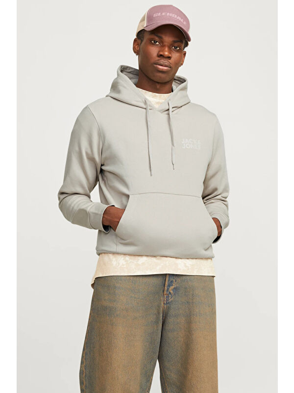 Jack & Jones Jjecorp Regular Fit Kapüşonlu Erkek Sweat 12152840