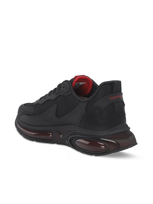ZION Erkek Sneaker Ayakkabı Siyah / Kırmızı - Görsel 4
