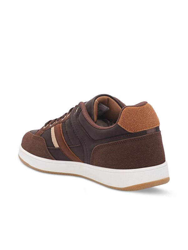 LESSON IN Erkek Sneaker Ayakkabı Kahve - Görsel 4