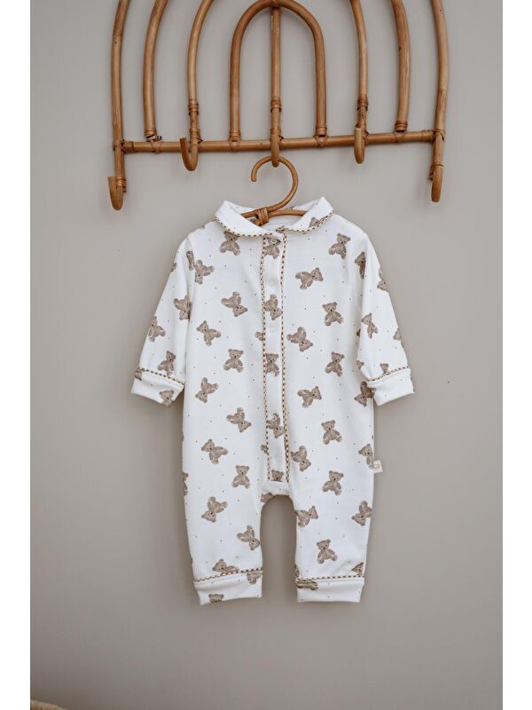 Oh La La Koala For Little Ones Ayıcık Baskılı Çıt Çıtlı Puffy Sleep Serisi Tulum