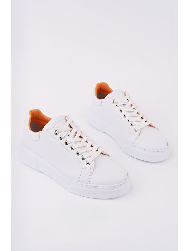 ZEYN Kalın Taban Bağcıklı Erkek Günlük Sneaker Spor Ayakkabı - Görsel 3