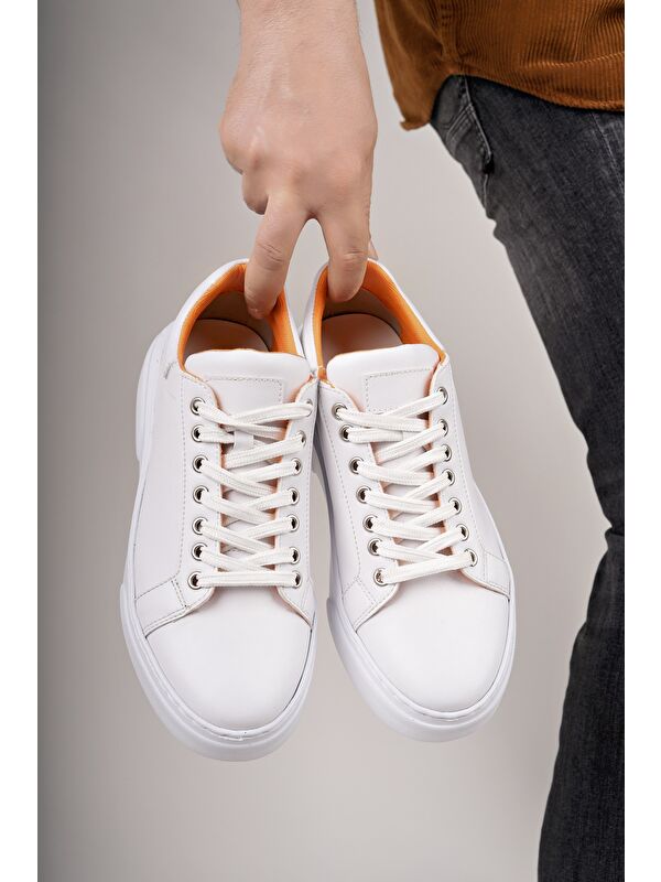 ZEYN Kalın Taban Bağcıklı Erkek Günlük Sneaker Spor Ayakkabı - Görsel 6