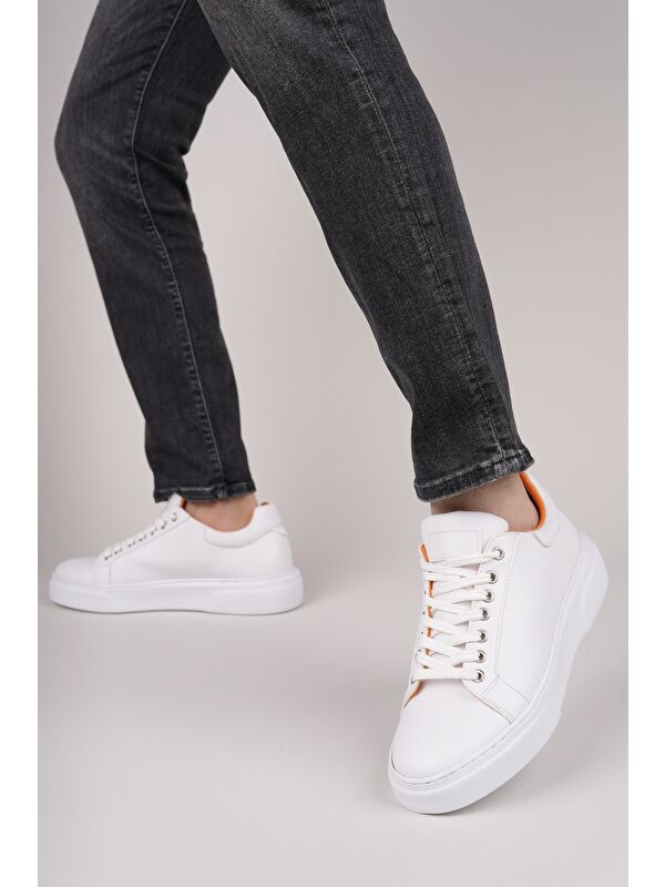 ZEYN Kalın Taban Bağcıklı Erkek Günlük Sneaker Spor Ayakkabı - Görsel 7