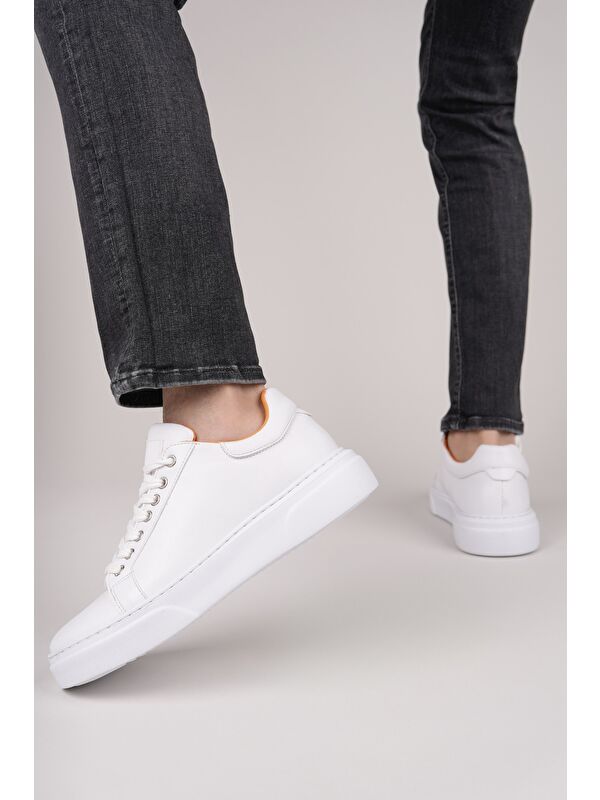 ZEYN Kalın Taban Bağcıklı Erkek Günlük Sneaker Spor Ayakkabı - Görsel 8