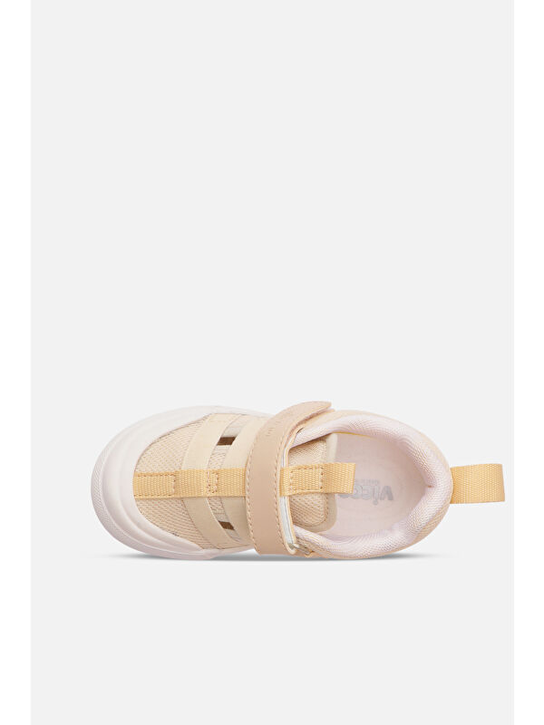 Momo Işıklı Unisex Okul Öncesi Bej Spor Ayakkabı - Görsel 4