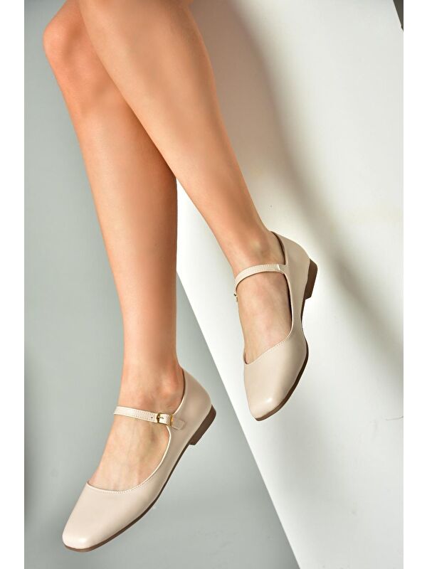 Fox Shoes Siyah Fox Shoes Babet S7262525 Kadın