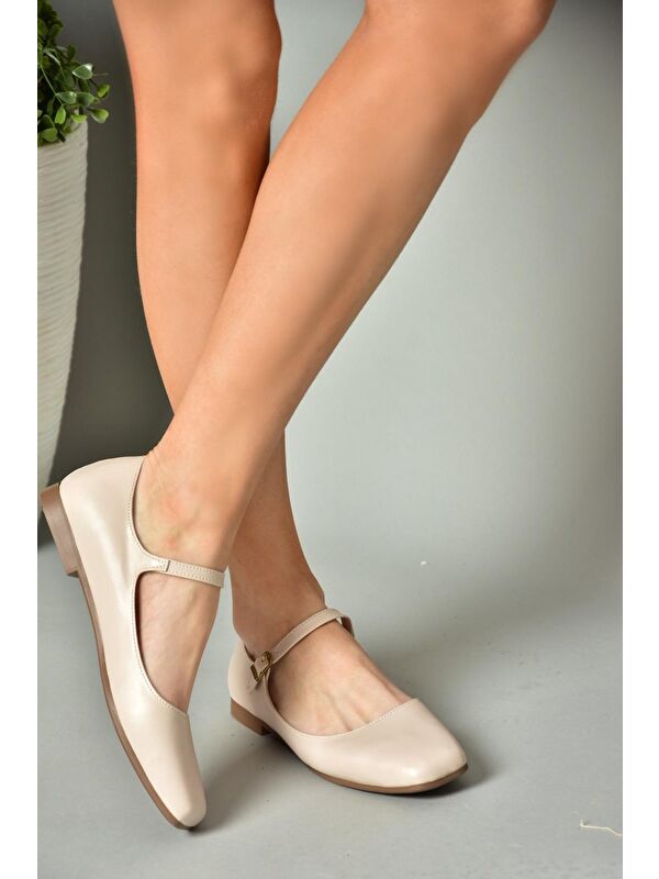 Fox Shoes Siyah Fox Shoes Babet S7262525 Kadın