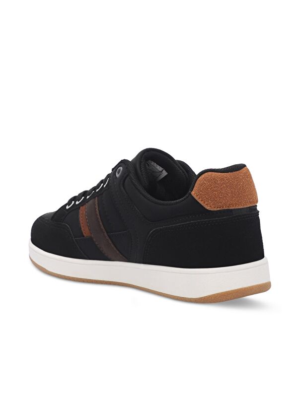 LESSON IN Erkek Sneaker Ayakkabı Siyah / Beyaz - Görsel 4