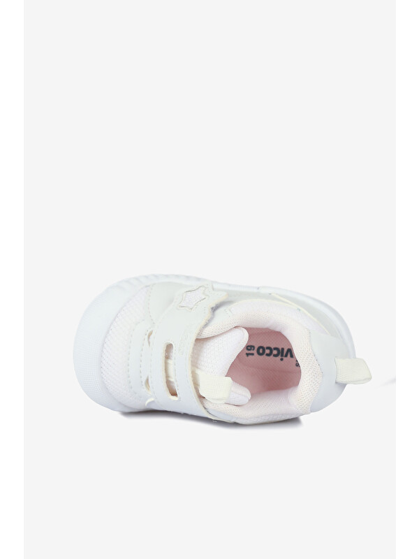 Vicco Monny Baskılı Kız İlk Adım Beyaz Sneaker