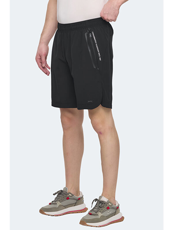 SLAZENGER VIKTOR Erkek Cepli Siyah Şort