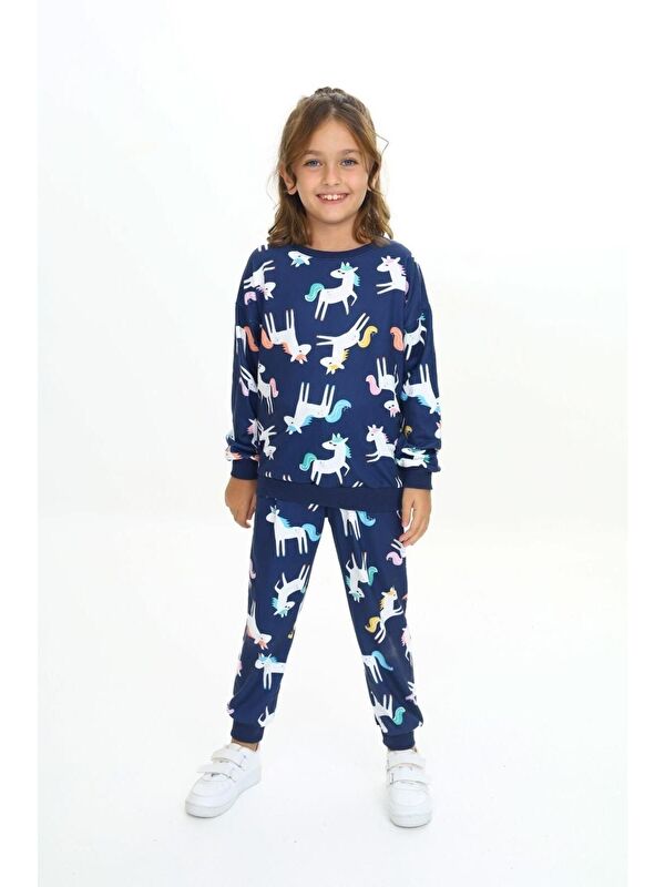 My Kids Wear İpeksi İki İplik Aplike Kumaş Çocuk Takımları