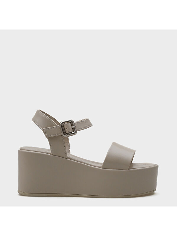 Capone Outfitters Donna Platform Tek Bantlı Kadın Sandalet