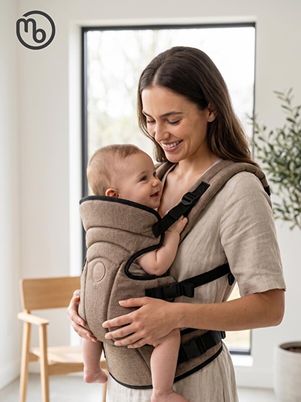 Molls Baby Babymol Premium Kanguru - Kahve