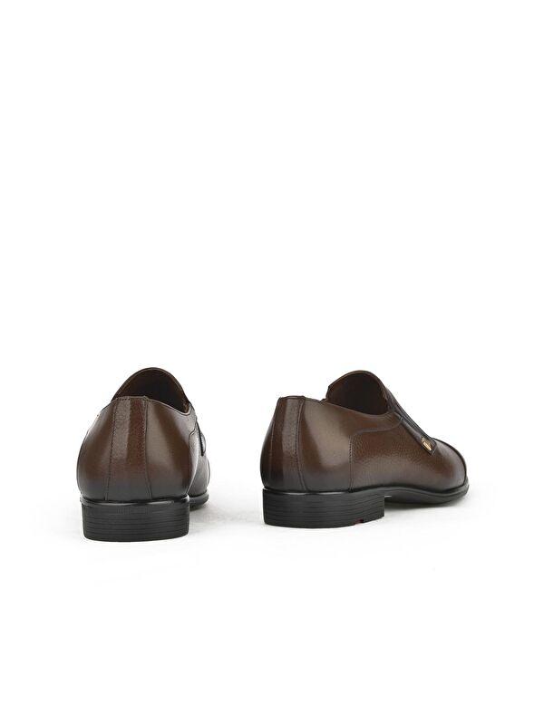 Erkek Hakiki Deri Küçük Numara Ayakkabı 141745Z4166 Kahve - Görsel 4