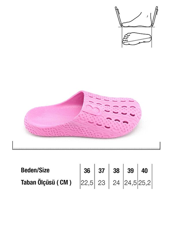 Yazlık Kadın Islak Zemine Uygun Airblow Esnek Rahat Taban Ev Bahçe Banyo Terlik - Görsel 3