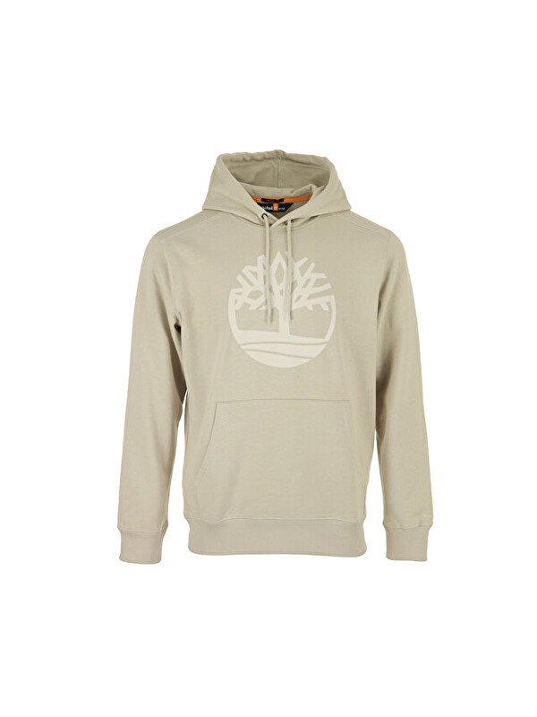Timberland Core Logo P/O Hood Bb Erkek Günlük Sweatshirts TB0A2BJHCY21 Krem