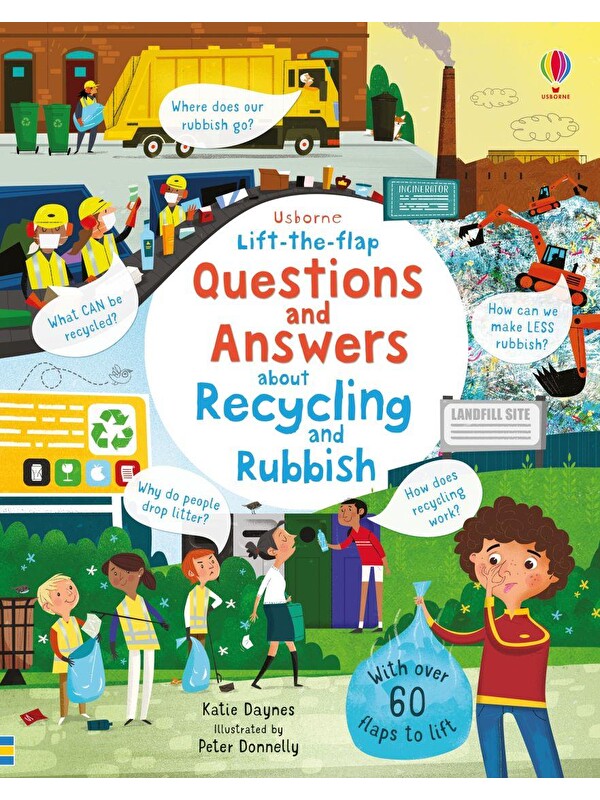 Usborne Publishing Lift-the-flap Questions and Answers: About Recycling and Rubbish