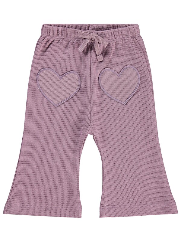 Civil Baby Kalp Cepli 6-18 Ay Eşofman Altı - Lila