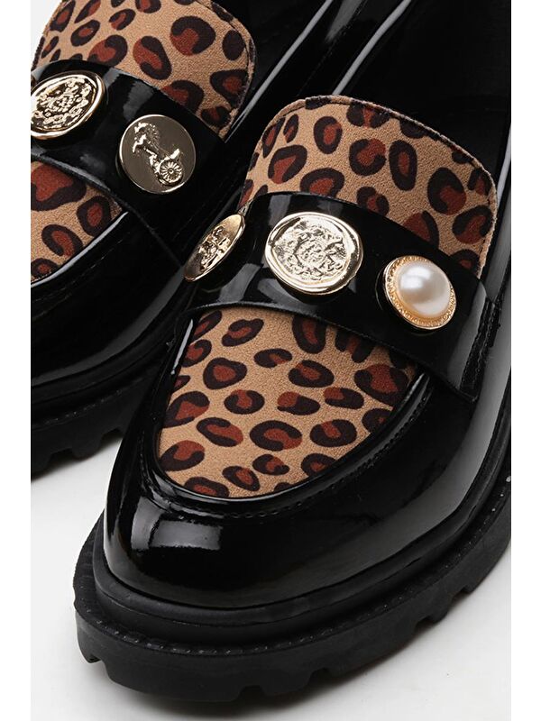 Leopar Kadın Loafer - Görsel 4
