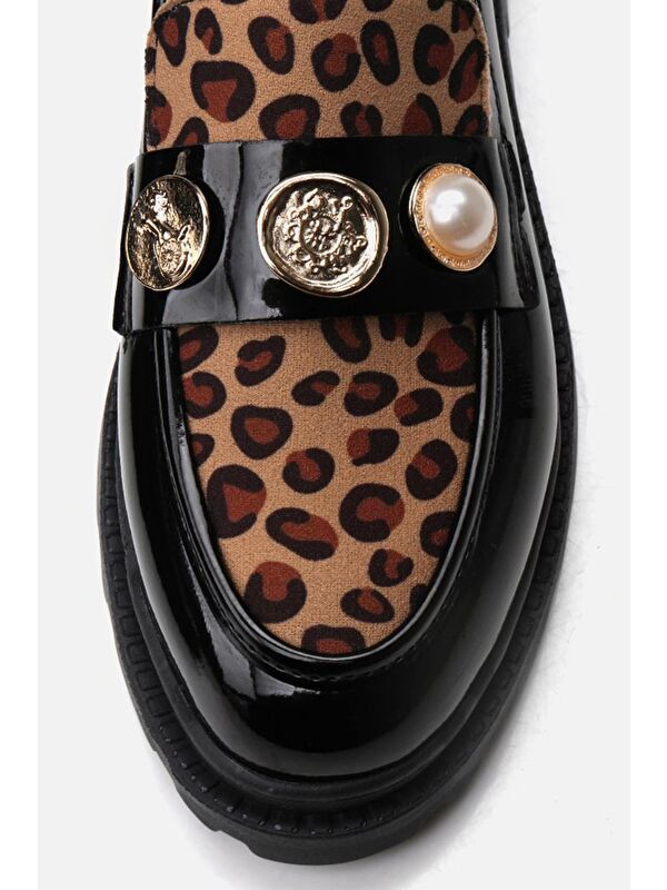 Leopar Kadın Loafer - Görsel 5