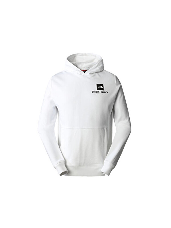The North Face M Coordinates Hoodie Erkek Outdoor Sweatshirts NF0A826UFN41 Beyaz