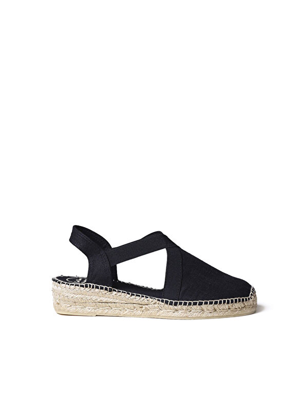 Toni Pons Kadın Espadril Ayakkabı Verona Black (Negre)