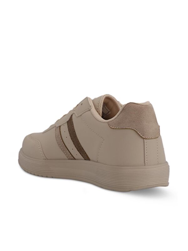 ZIPPER I Kadın Sneaker Ayakkabı Bej - Görsel 4