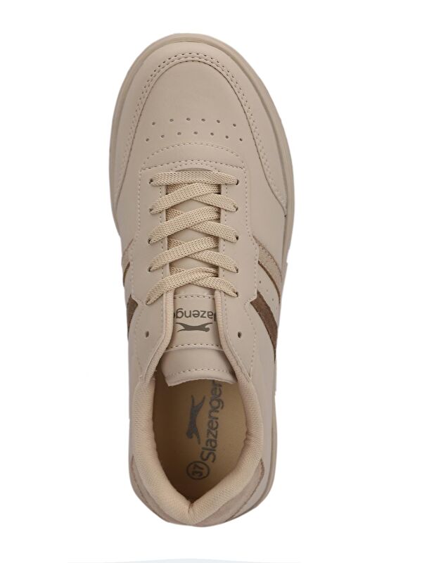 ZIPPER I Kadın Sneaker Ayakkabı Bej - Görsel 6