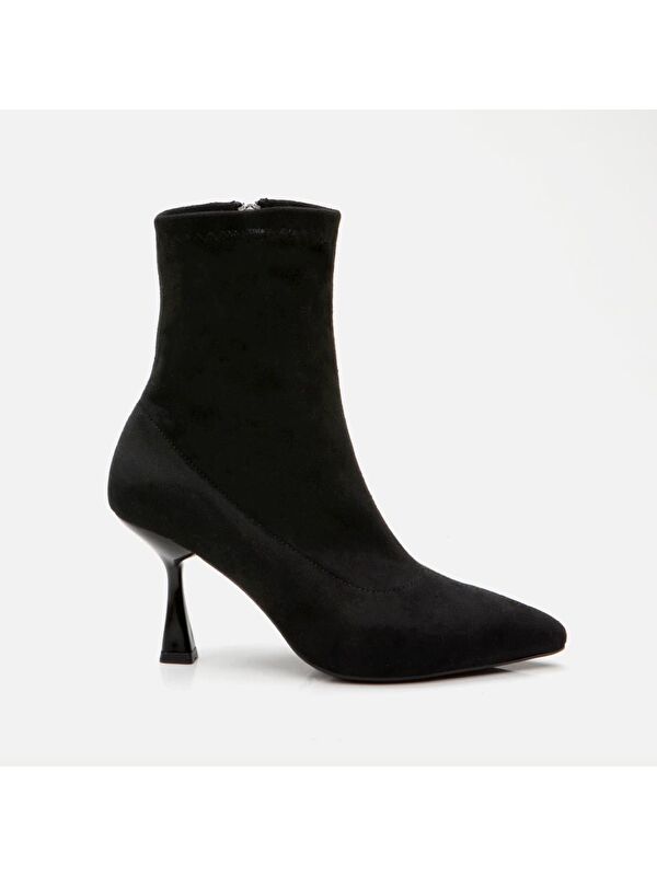 Siyah Kadın Topuklu Bot - Görsel 2