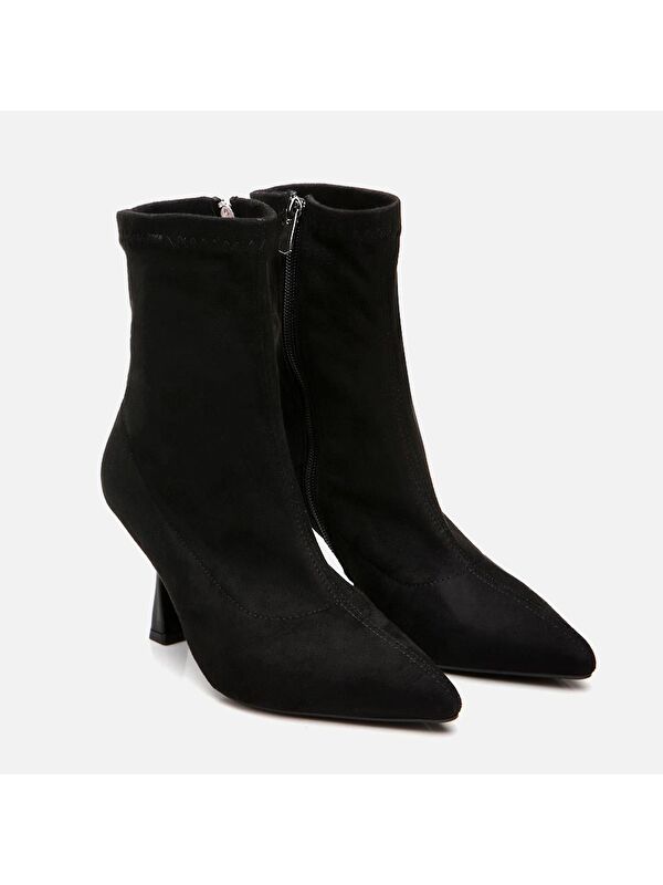 Siyah Kadın Topuklu Bot - Görsel 3