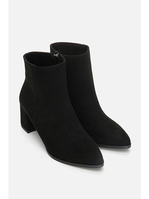 Siyah Kadın Topuklu Bot - Görsel 3