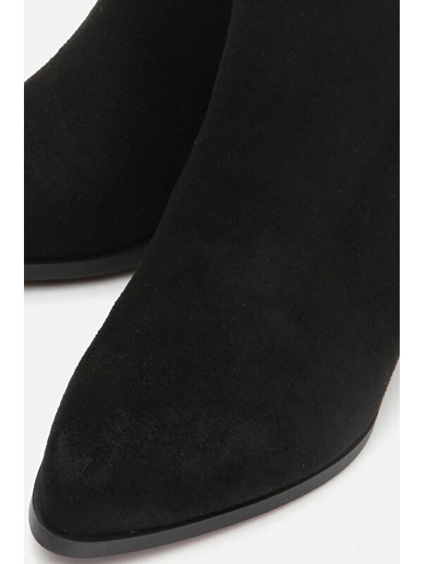 Siyah Kadın Topuklu Bot - Görsel 4